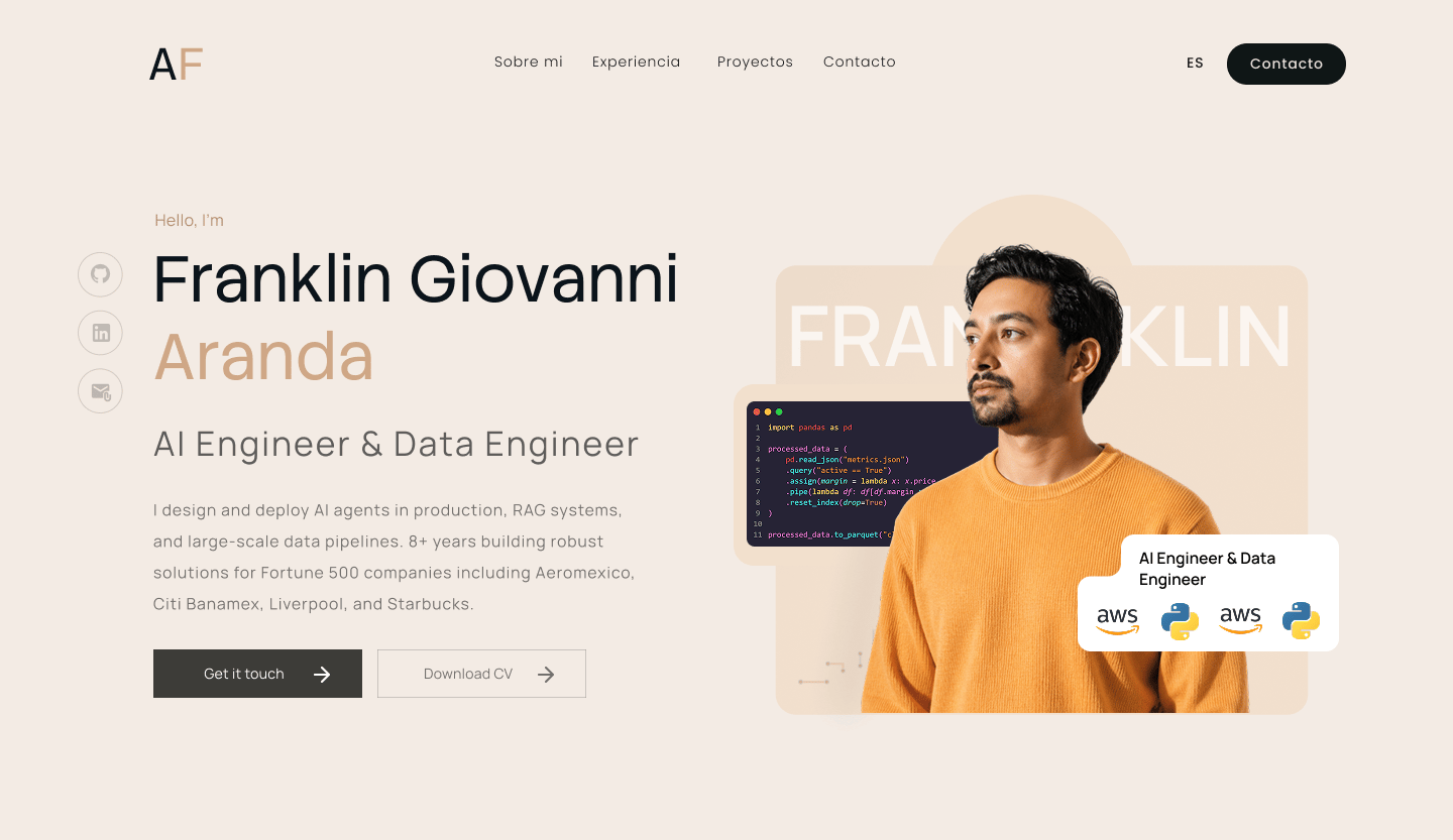 Portafolio Ing. Franklin